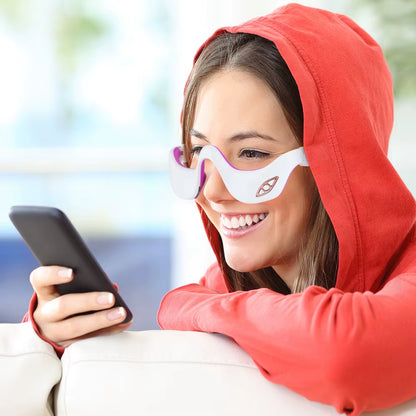 Eye Massager Red Light Eye Beauty Device Eye Fatigue Fades Dark Circle anti Wrinkle Hot Compress Therapy Eye Beauty Device