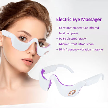 Eye Massager Red Light Eye Beauty Device Eye Fatigue Fades Dark Circle anti Wrinkle Hot Compress Therapy Eye Beauty Device