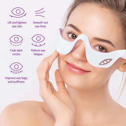 Eye Massager Red Light Eye Beauty Device Eye Fatigue Fades Dark Circle anti Wrinkle Hot Compress Therapy Eye Beauty Device