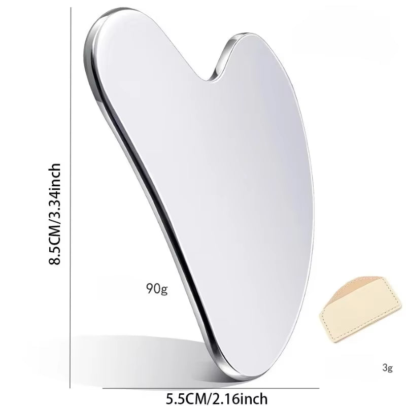 Stainless Steel Gua Sha Scraper Skin Beauty Care Face Massager Full Body Neck Guasha Detox SPA Masssage Tool Stress Relax