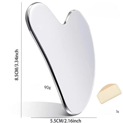 Stainless Steel Gua Sha Scraper Skin Beauty Care Face Massager Full Body Neck Guasha Detox SPA Masssage Tool Stress Relax