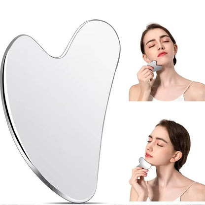Stainless Steel Gua Sha Scraper Skin Beauty Care Face Massager Full Body Neck Guasha Detox SPA Masssage Tool Stress Relax